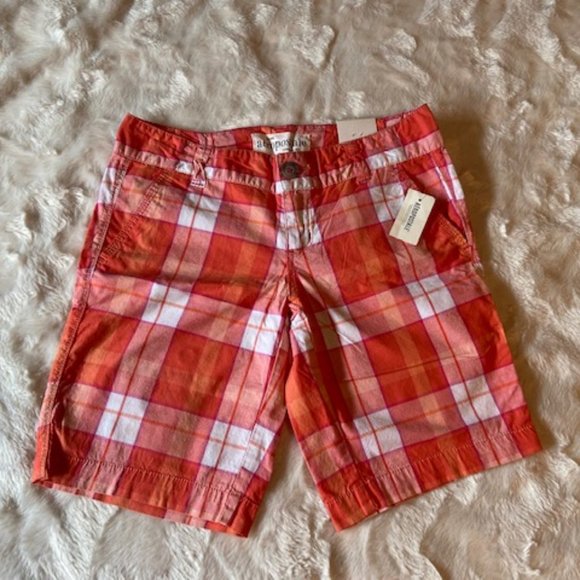 Aeropostale Plaid Shorts Ladies Juniors Size 0  NWT - Picture 1 of 9